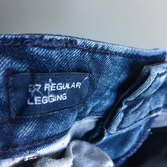 GAP 27 regular legging blue jeans - Picture 4 of 10